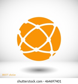Global technology icon