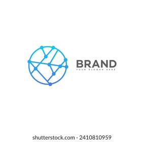 global technology logo Vector Template