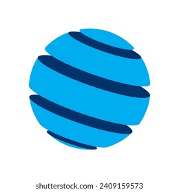 Logotipo de tecnología global, diseño de plantillas de vector