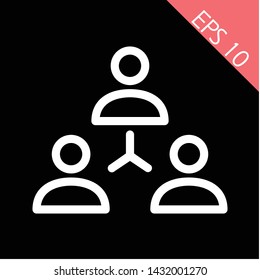 Global technology or social network Vector icon 10 EPS, Premium.