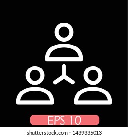 Global technology or social network Vector icon 10 EPS, Premium.