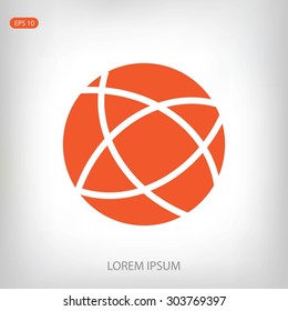 Global technology vector icon