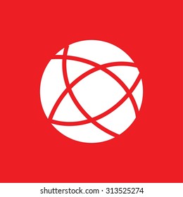 Global technology vector icon