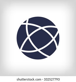 Global technology vector icon