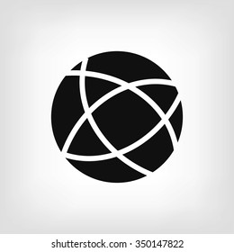 Global technology vector icon
