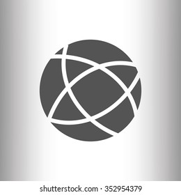 Global technology vector icon
