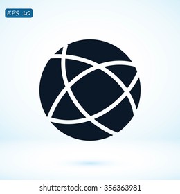 Global technology vector icon