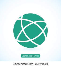 Global technology vector icon