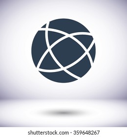 Global technology vector icon