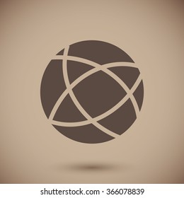 Global technology vector icon