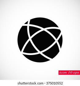 Global technology vector icon