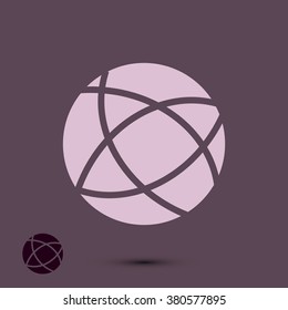 Global technology vector icon