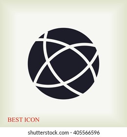 Global technology vector icon