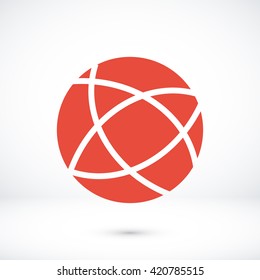 Global technology vector icon