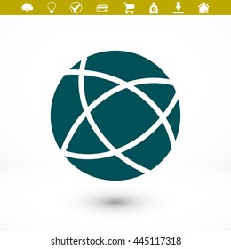 Global technology vector icon