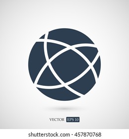 Global technology vector icon