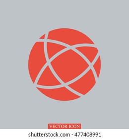 Global technology vector icon, vector best flat icon, EPS