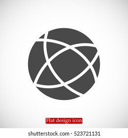 Global technology vector icon, vector best flat icon, EPS