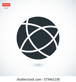Global technology vector icon, vector best flat icon, EPS