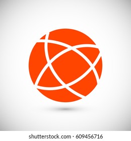 Global technology vector icon, vector best flat icon, EPS