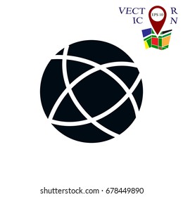Global technology vector icon, vector best flat icon, EPS
