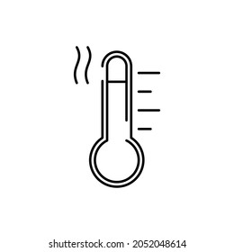 Global Temperature Icon. Global Warming. Thermometer EPS10