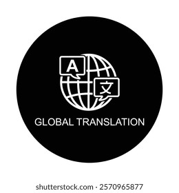 global transaction icon , business icon