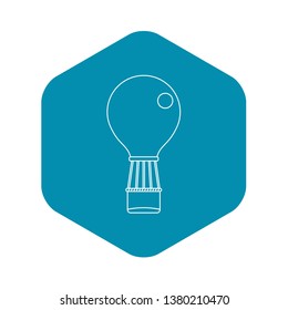 Global travel concept icon. Outline illustration of global travel concept vector icon for web