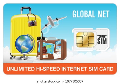 global travel tourist internet smartphone sim card