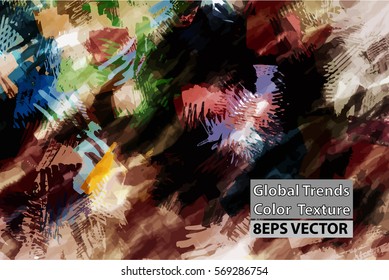 Global trends. Colorful vector texture.