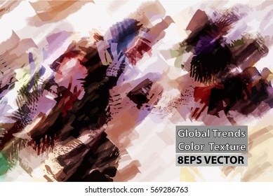 Global trends. Colorful vector texture.