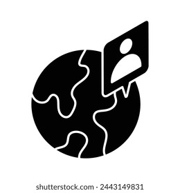 Global user isometric vector design ready to use and download