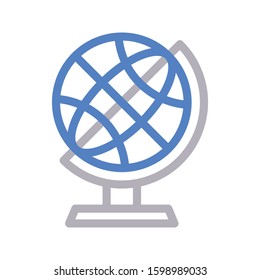 global vector color line icon 