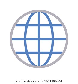global vector color line icon 