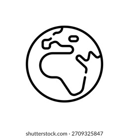 Projeto vetorial global para o planeta Terra, adequado para o ambiente, geografia e temas mundiais
