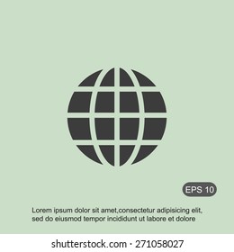 Global vector icon