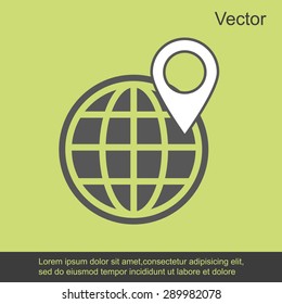 Global vector icon 