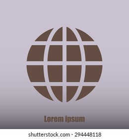 Global vector icon 