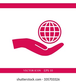 Global vector icon