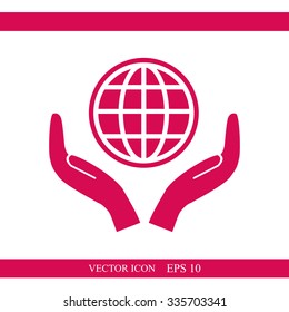 Global vector icon