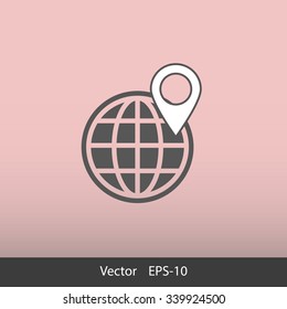 Global vector icon