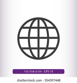 Global vector icon