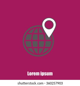 Global vector icon