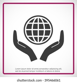 Global vector icon