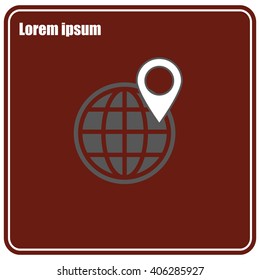 Global vector icon
