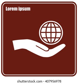 Global vector icon
