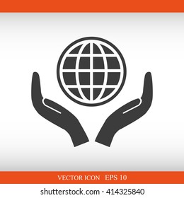 Global vector icon
