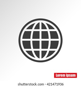 Global vector icon
