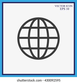 Global vector icon
