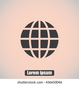 Global vector icon